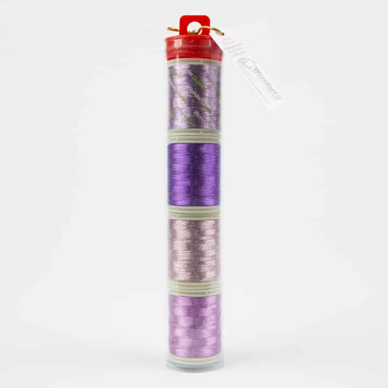 Metallic Threads Tube - Purple