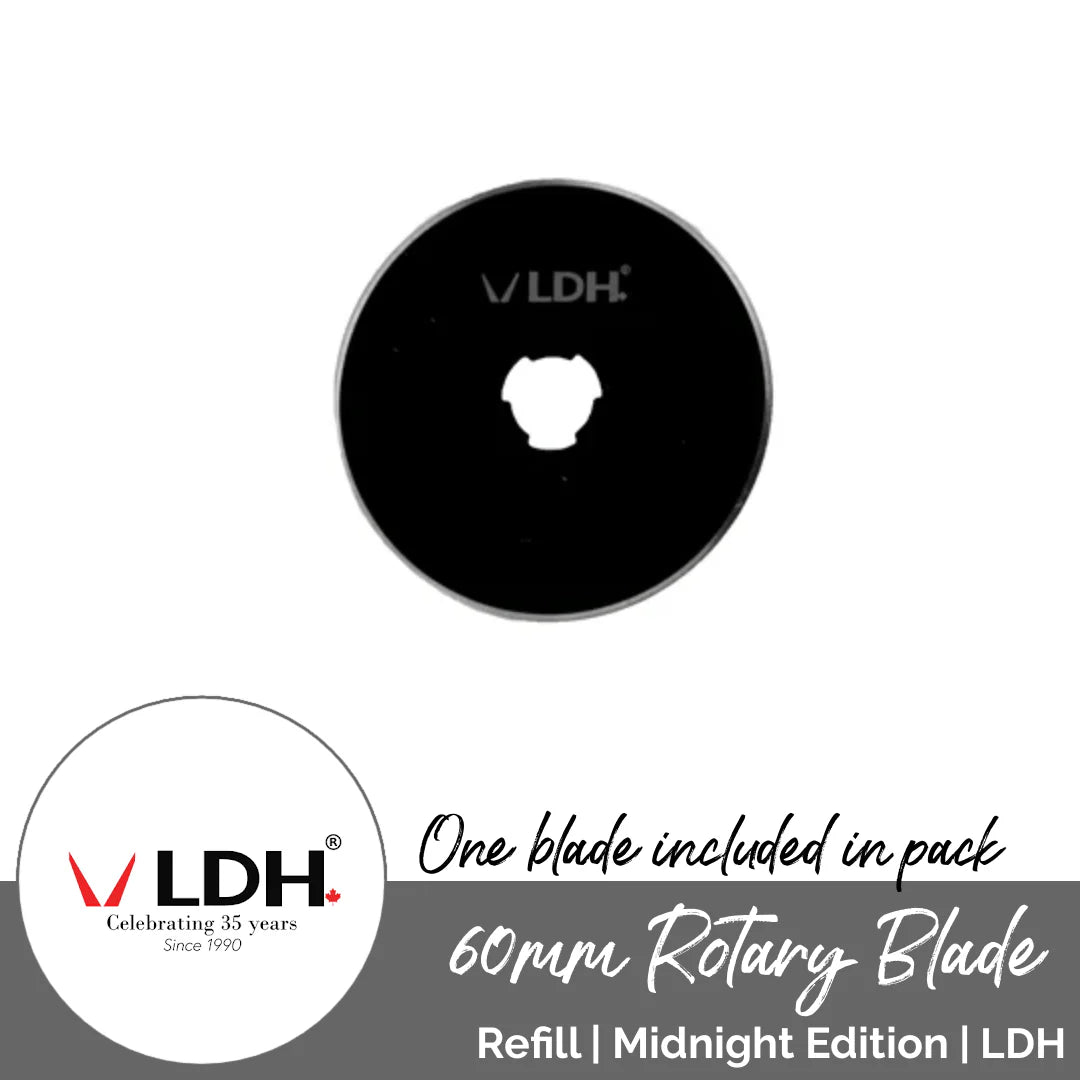 Lames rotatives LDH Midnight Edition 60 mm - Lot de 1