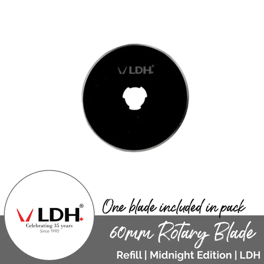 LDH Midnight Edition 60 mm Rotary Blades - Pack of 1