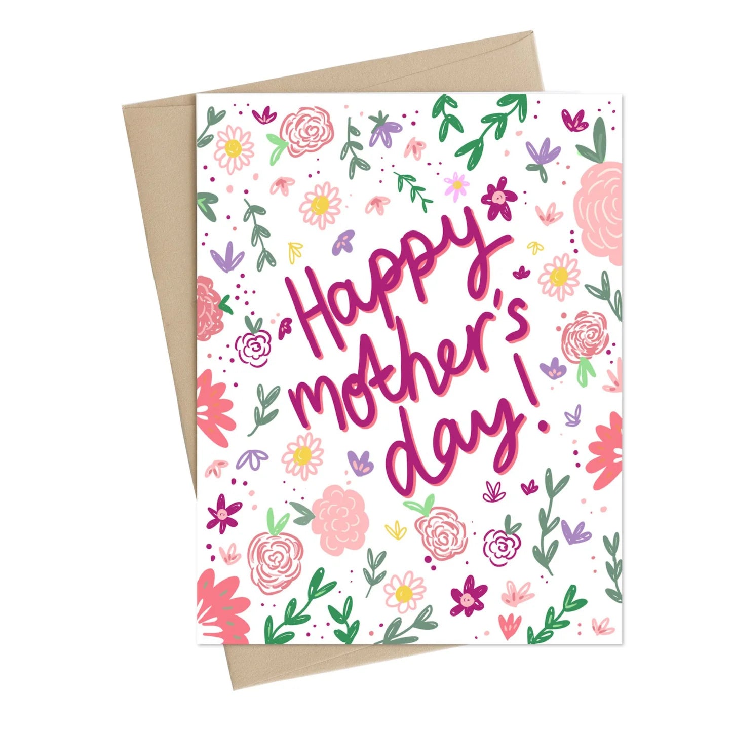 Happy Mother's Day Purple Floral Card