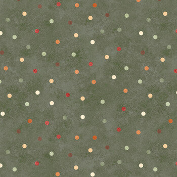 Hello Autumn - Polka Dot Green/Multi