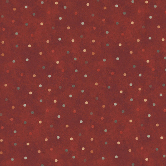 Hello Autumn - Polka Dot Red/Multi