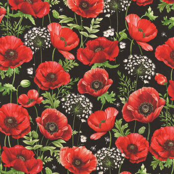 Poppy - Passion - Timeless Treasures