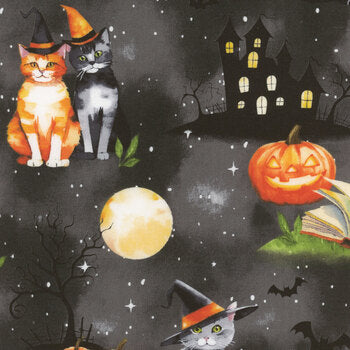 Spooky Tails - Cats On Black - Wilmington