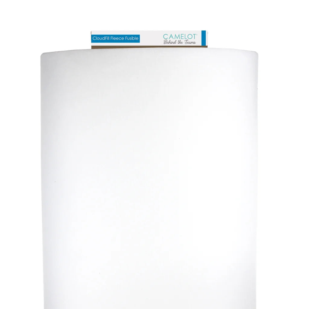 Camelot Fusible Fleece- 1 Side Fusible - White