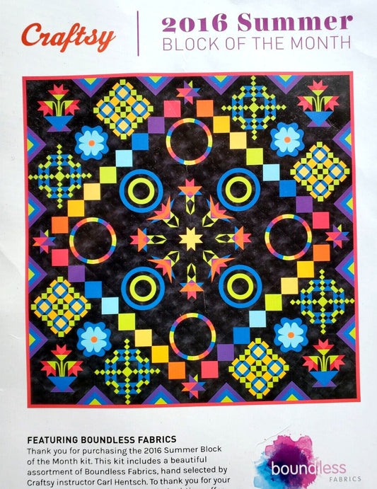 Restash Quilt Kit - Craftsy 2016 Summer Block of the Month