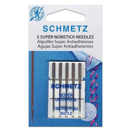 Schmetz Super Non-stick Sewing Needles 80/12