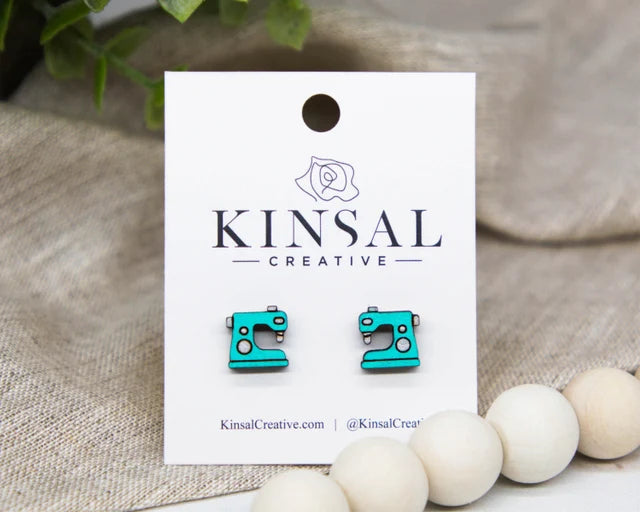 Kinsal Creative Earrings - Sewing Machines