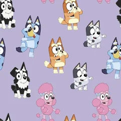 Bluey And Friends - Playful Bluey - Purple