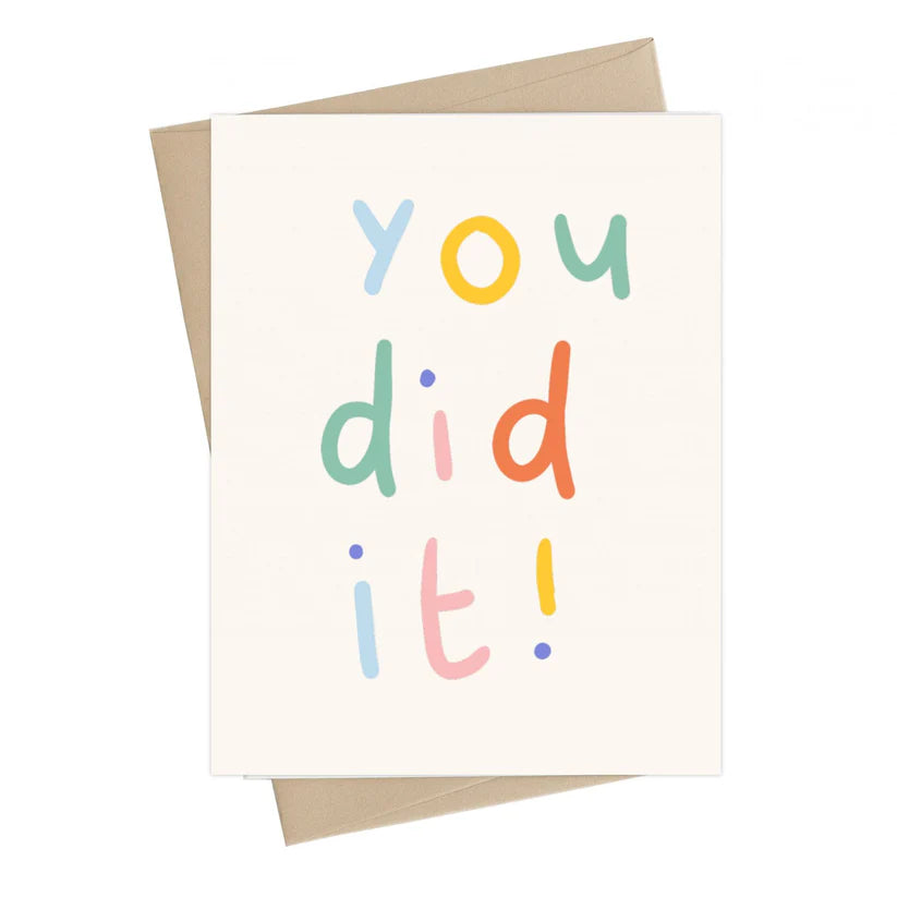 You did It! Card